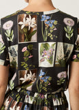 Nancybird</p>Apollo Tee</p>(Charcoal Archive Floral)