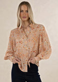 Humidity Lifestyle</p>Ayla Blouse</p>(Melon Print)