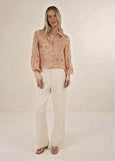 Humidity Lifestyle</p>Ayla Blouse</p>(Melon Print)