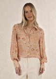 Humidity Lifestyle</p>Ayla Blouse</p>(Melon Print)