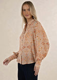 Humidity Lifestyle</p>Ayla Blouse</p>(Melon Print)