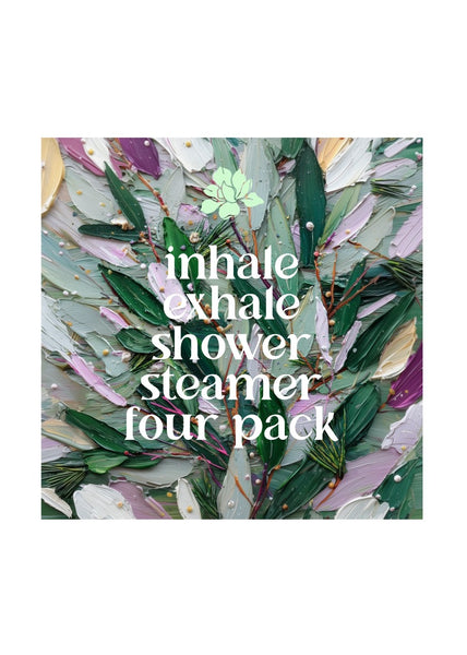 Blume & Body by Wild Emery</p>Shower Steamer 4 Pack</p>(Inhale Exhale)