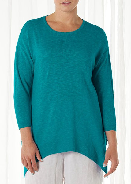 Mae</p>Adele Knit Top</p>(Teal)