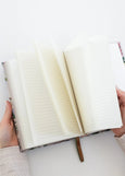 Bespoke Letterpress</p>Linen Bound Journal</p>(Bushland Ribbons)