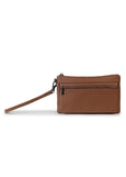 Dusky Robin</p>Bethany Zip Clutch</p>(Tan)