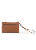 Dusky Robin</p>Bethany Zip Clutch</p>(Tan)
