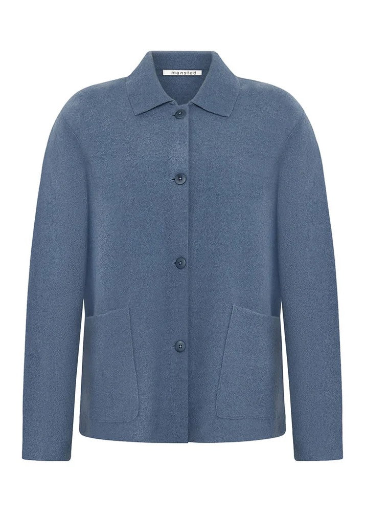 Mansted</p>Bobo Boiled Wool Jacket</p>(Denim)
