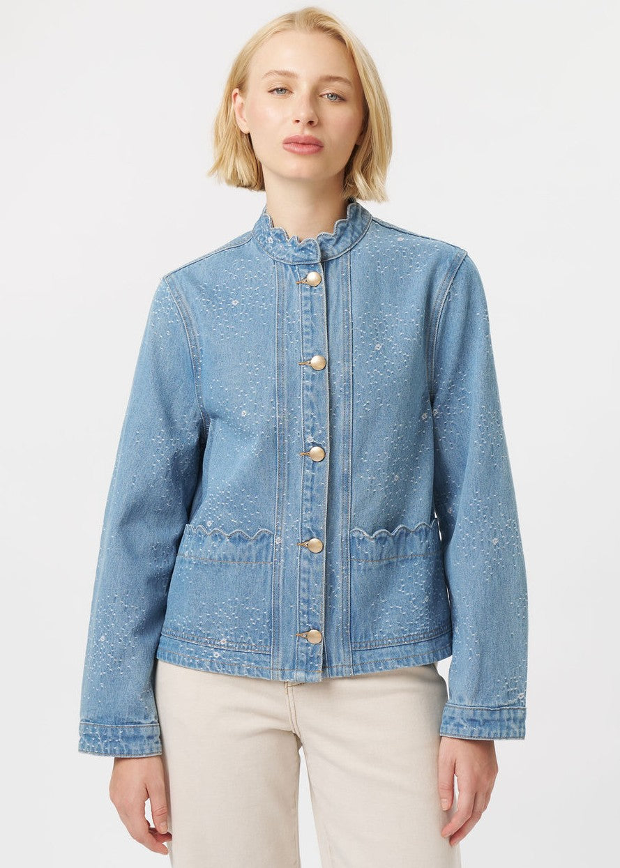 Kireina</p>Bonnie Jacket</p>(Floral Blue)