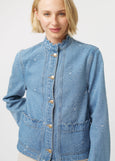 Kireina</p>Bonnie Jacket</p>(Floral Blue)