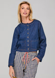 Boom Shankar</p>Fumiko Jacket</p>(Dark Denim)