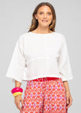 Boom Shankar</p>Dimple Top</p>(White)