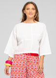 Boom Shankar</p>Dimple Top</p>(White)