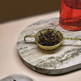 Organic Merchant</p>Brass Tea Strainer</p>(Brass)