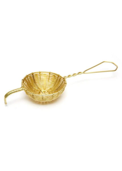 Organic Merchant</p>Brass Tea Strainer</p>(Brass)