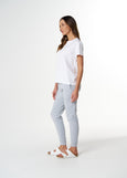 Cloth+Paper+Scissors</p>Relaxed Fit Tee</p>(White)