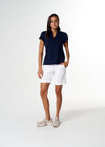 Cloth+Paper+Scissors</p>The Collared Henley</p>(Parisian Navy)