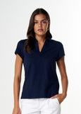 Cloth+Paper+Scissors</p>The Collared Henley</p>(Parisian Navy)