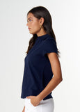 Cloth+Paper+Scissors</p>The Collared Henley</p>(Parisian Navy)
