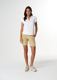 Cloth+Paper+Scissors</p>The Collared Henley</p>(White)