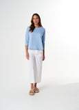 Cloth+Paper+Scissors</p>On Repeat Raglan Tee</p>(Skyway Blue)