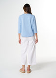 Cloth+Paper+Scissors</p>On Repeat Raglan Tee</p>(Skyway Blue)