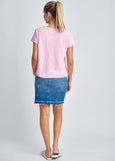 Cloth+Paper+Scissors</p>Short Sleeve Crew Neck Tee</p>(Lolly Pink)