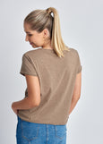 Cloth+Paper+Scissors</p>Short Sleeve Crew Neck Tee</p>(Twig)