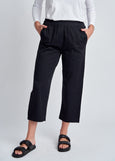 Cloth+Paper+Scissors</p>Cotton Front Pocket Pants</p>(Black)