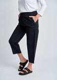 Cloth+Paper+Scissors</p>Cotton Front Pocket Pants</p>(Black)