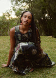 Nancybird</p>Clementine Dress</p>(Charcoal Archive Floral)