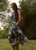 Nancybird</p>Clementine Dress</p>(Charcoal Archive Floral)