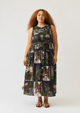 Nancybird</p>Clementine Dress</p>(Charcoal Archive Floral)
