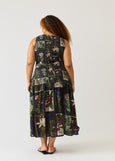 Nancybird</p>Clementine Dress</p>(Charcoal Archive Floral)