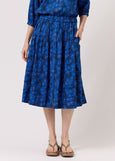 Nancybird</p>Coco Pintuck Skirt</p>(Midnight Floral)