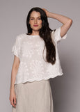 Muse</p>Chenille Top</p>(White)