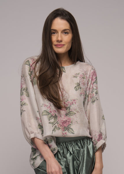 Muse</p>Romy Top</p>(Tea Rose Print)