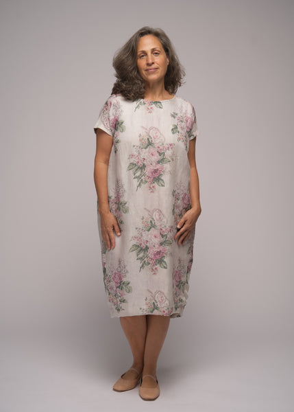 Muse</p>Lillium Dress</p>(Tea Rose Print)