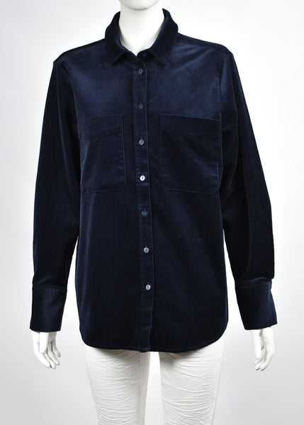 TWO-T's</p>Baby Cord Shirt Jacket</p>(Navy)