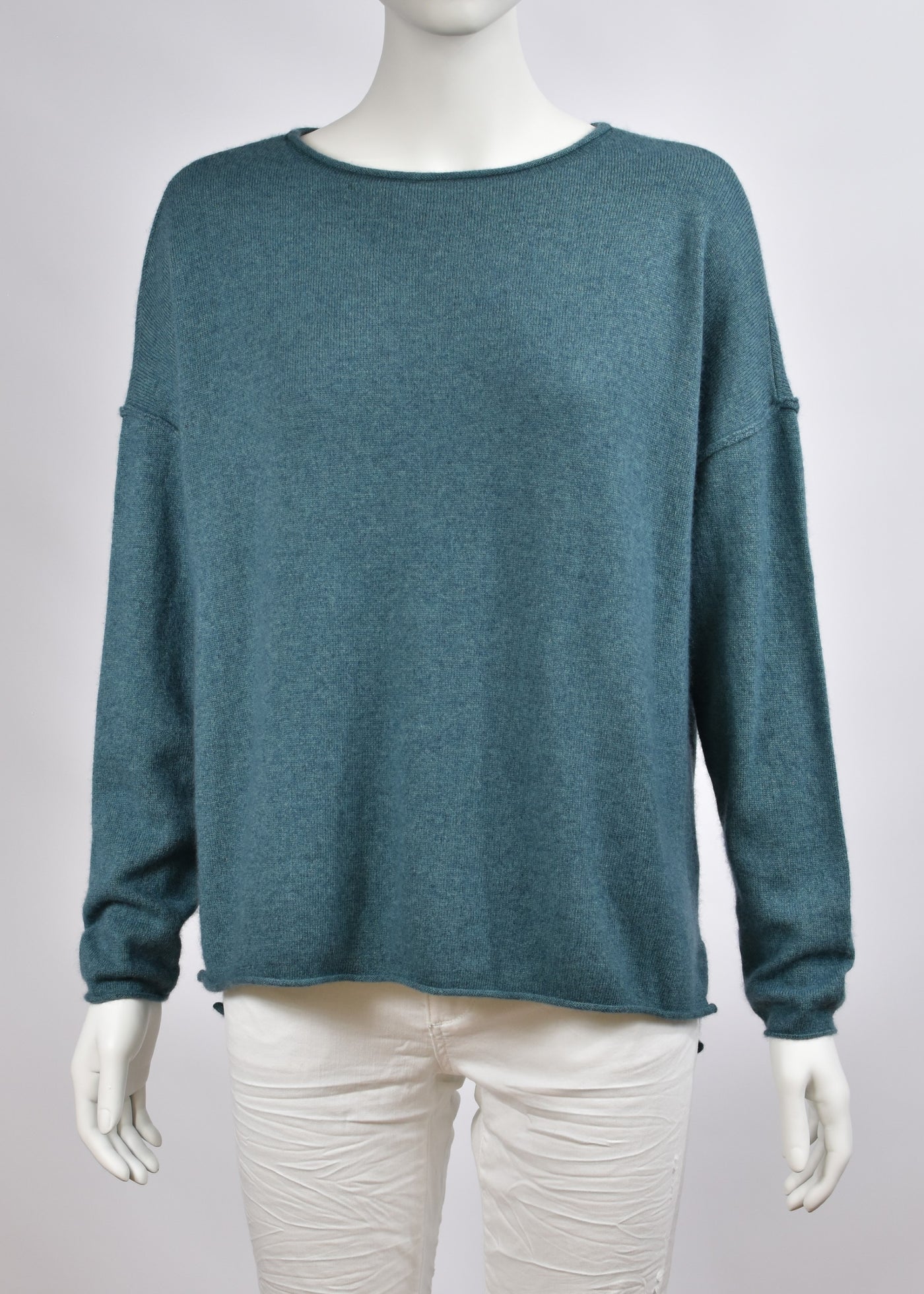 Campbell & Co</p>Roll Sweater</p>(Duck Egg)