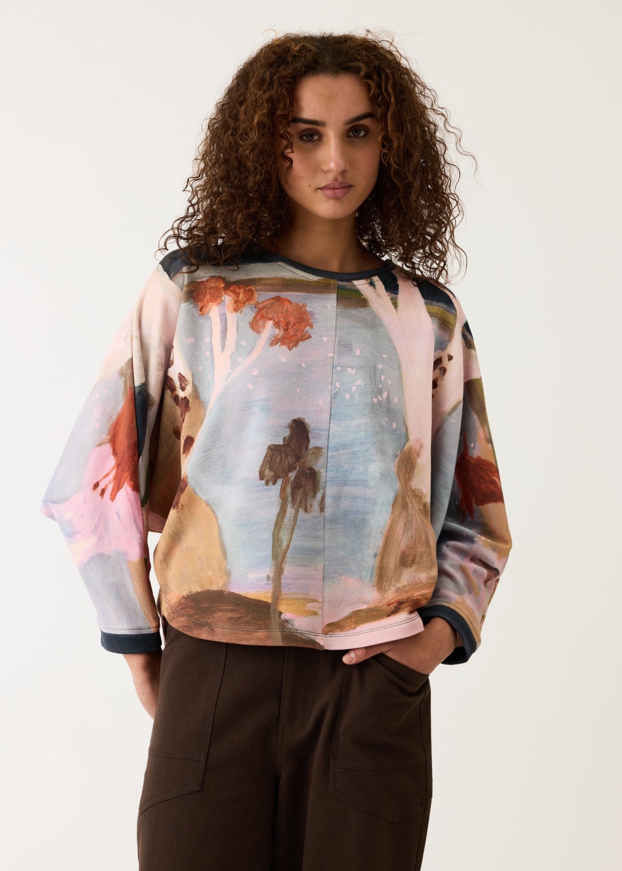 Nancybird</p>Dahlia Batwing Sweat</p>(Night Herons)