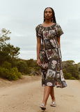 Nancybird</p>ARRIVING SOON! Daphne Dress</p>(Charcoal Archive Floral)