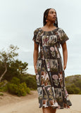 Nancybird</p>ARRIVING SOON! Daphne Dress</p>(Charcoal Archive Floral)