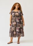 Nancybird</p>ARRIVING SOON! Daphne Dress</p>(Charcoal Archive Floral)