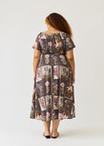 Nancybird</p>ARRIVING SOON! Daphne Dress</p>(Charcoal Archive Floral)