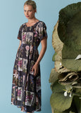 Nancybird</p>ARRIVING SOON! Daphne Dress</p>(Charcoal Archive Floral)