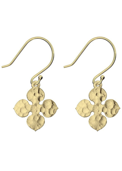 Mae</p>Flore Drop Earring</p>(Gold Plated Sterling Silver)