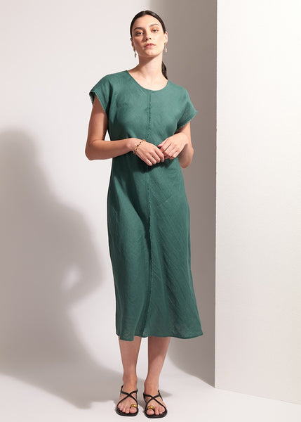 Foil</p>Cutting Edge Dress</p>(Thyme)
