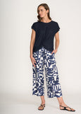 Foil</p>Do The Twist Top</p>(True Navy)