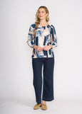 Foil</p>Razzle Dazzle Blouse</p>(Modern Art)