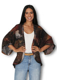Artist Scarf Collection</p>Silk Kimono</p>(FANTASTIC FRAMING - Teagan Watts)